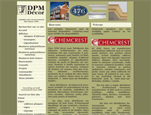 Tablet Screenshot of dpmdecor.com